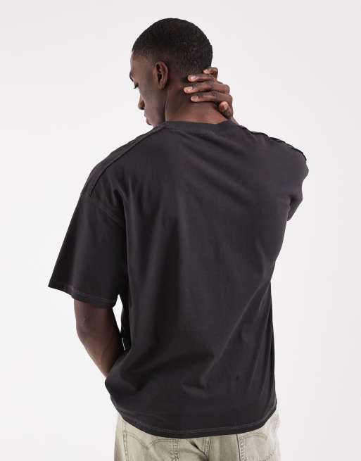 Jack & Jones - T-shirt grigio antracite slavato, 5 di 5