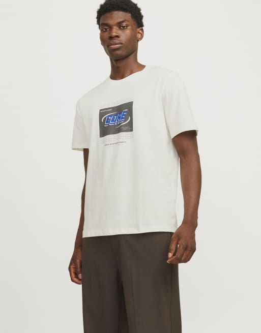 Jack & Jones - T-shirt - Guimauve