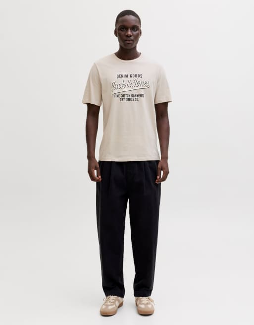 Jack & Jones t-shirt i dammig olivgrön, 3 av 7