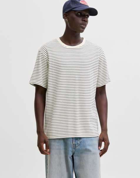 Jack & Jones - T-shirt in antiekwit - view 1
