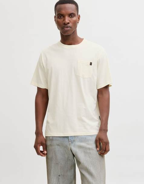 Jack & Jones – T-Shirt in Antikweiß - view 1