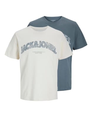 Jack & Jones T-shirt in antique white