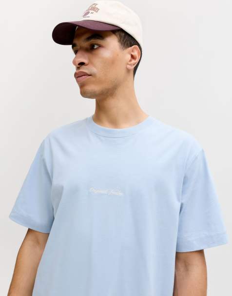 Jack & Jones - T-shirt in blauw - view 1