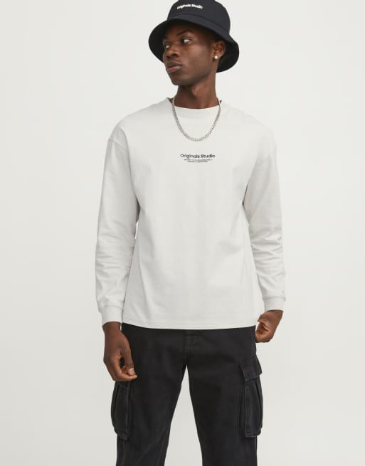 Jack & Jones – T-Shirt in der Farbe Moonbeam