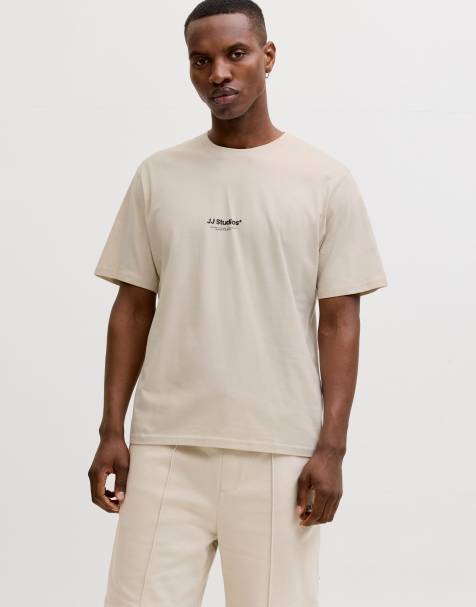 Jack & Jones – T-Shirt in der Farbe Moonbeam - view 1