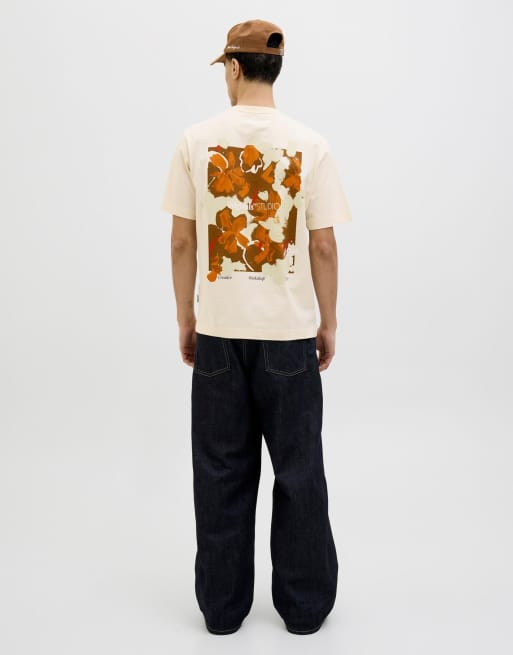 Jack & Jones - T-shirt in felwit