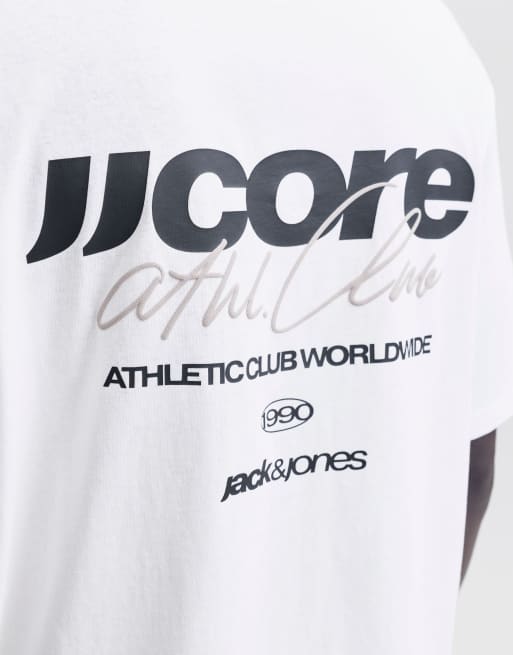Jack & Jones - T-shirt in felwit, 4 van 7