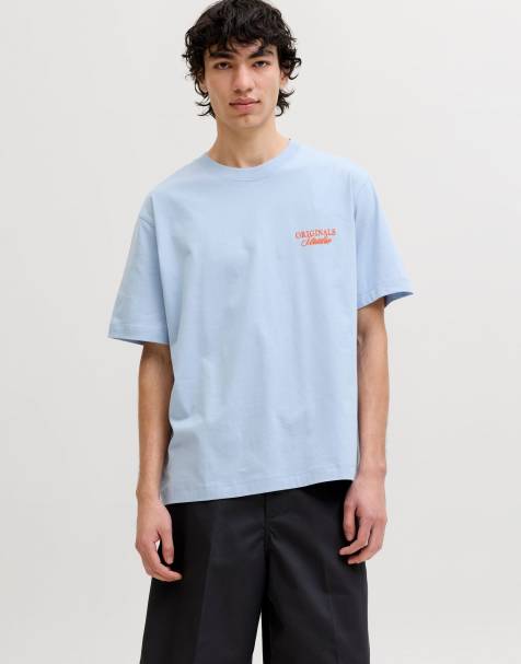 Jack & Jones T-shirt in light blue - view 1