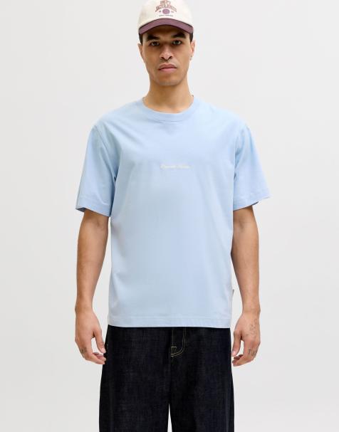Jack & Jones T-shirt in marina - view 1