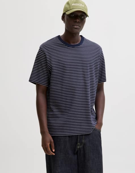 Jack & Jones - T-shirt in marineblauw - view 1