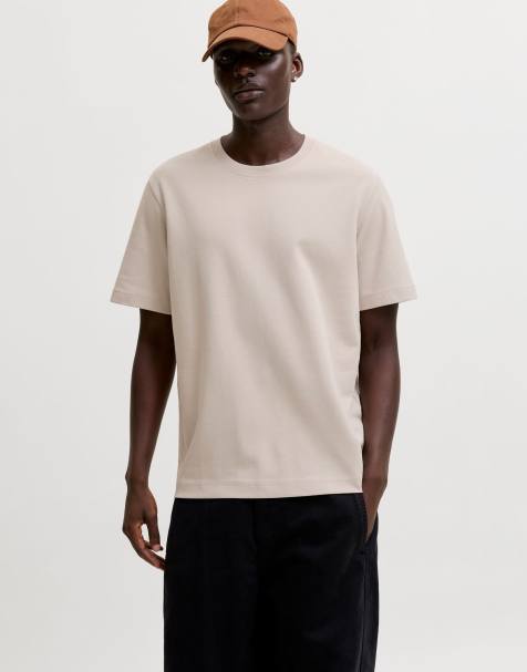 Jack & Jones T-shirt in moonbeam - view 1