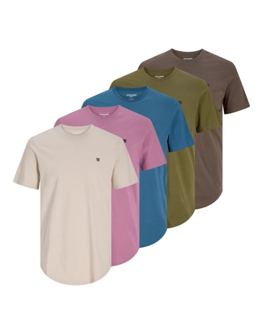 Jack & Jones T-shirt in moonbeam, 7 of 7