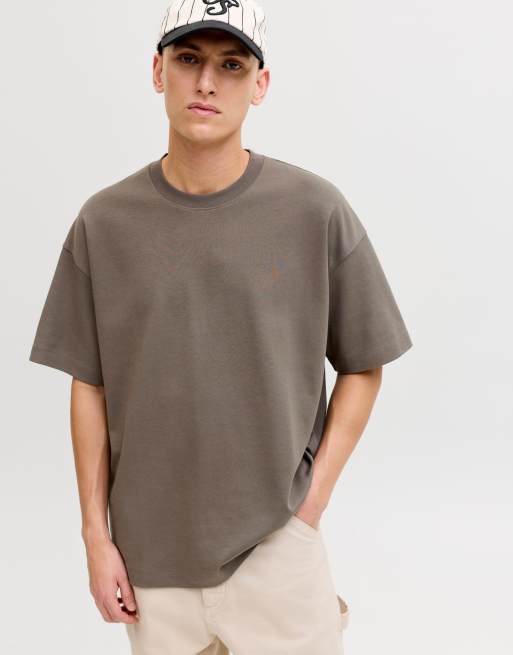 Jack & Jones – T-Shirt in Morchelbraun, 6 von 7