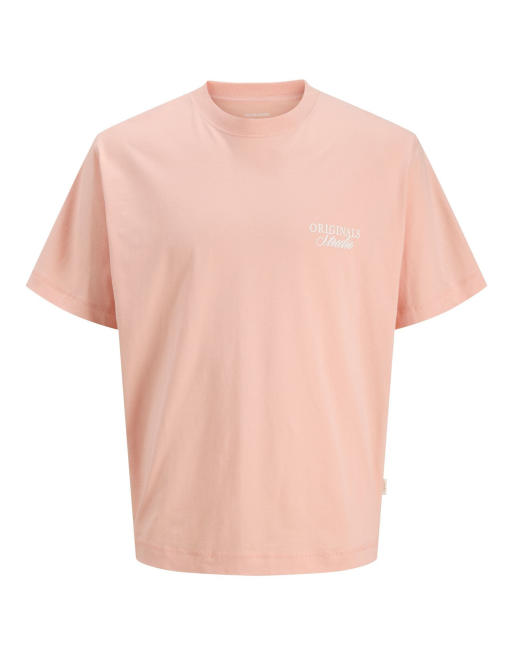 Jack & Jones - T-shirt in perzik parfait, 7 van 7