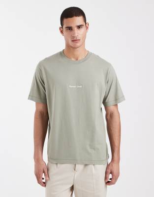 T-Shirt in Salbeigrün mit „Originals"-Logo auf der Vorderseite Grün XXL