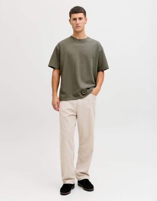 Jack & Jones T-shirt in smokey olive, 3 of 7