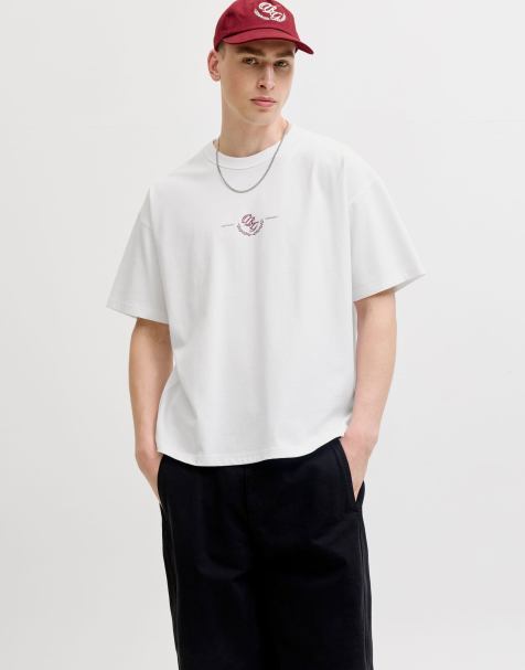 Jack & Jones – T-Shirt in strahlendem Weiß - view 1
