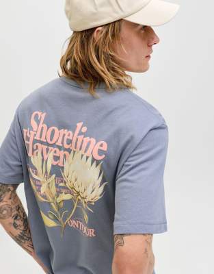 T-Shirt in Tradewinds-Grau Grau XXL