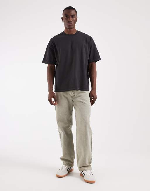 Jack & Jones - T-shirt in verwassen antracietgrijs, 3 van 5