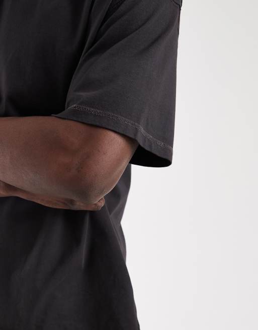 Jack & Jones - T-shirt in verwassen antracietgrijs, 4 van 5