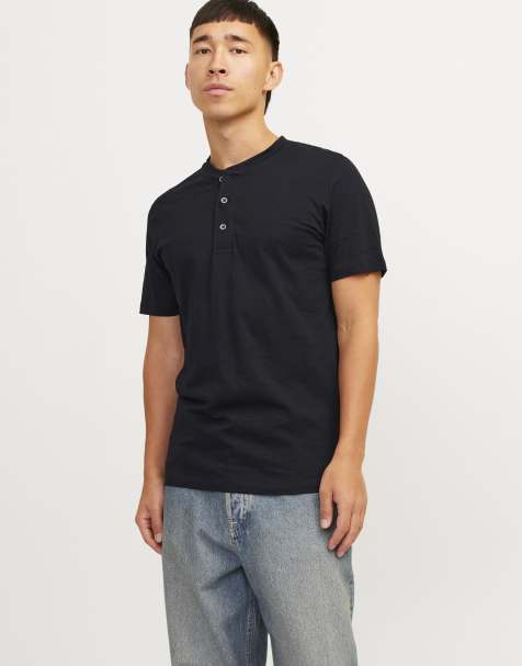 Jack & Jones - T-shirt in zwart - view 1