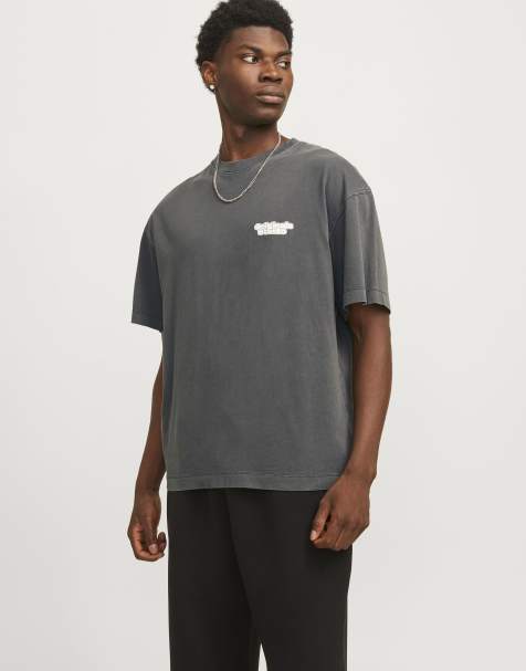 Jack & Jones - T-shirt in zwart - view 1