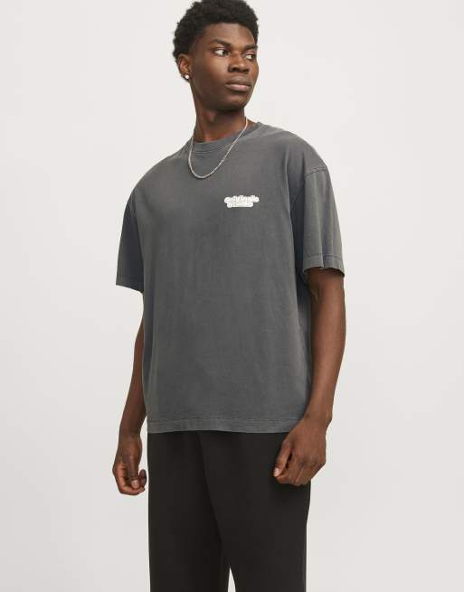 Jack & Jones - T-shirt in zwart