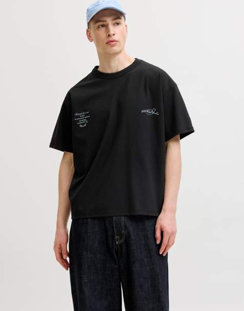 Jack & Jones - T-shirt in zwart - view 1
