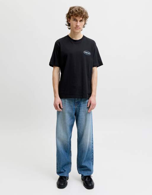 Jack & Jones - T-shirt in zwart, 3 van 7