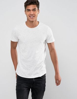 Jack & Jones – T-shirt med rund halsringning med smal passform-Grå