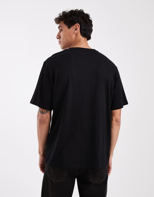 Jack & Jones - T-shirt met geschreven logo in zwart, 3 van 5