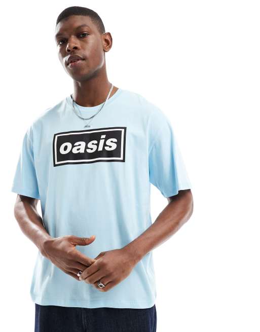 Jack & Jones - T-shirt met Oasis-print in blauw