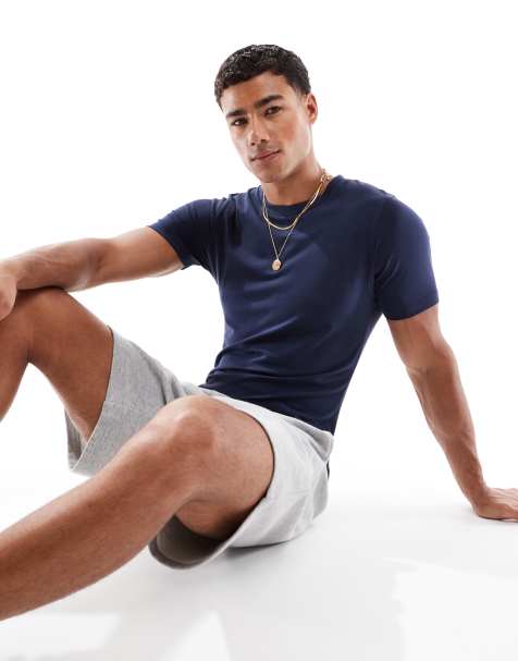 Jack & Jones - T-shirt moulant - Bleu marine - view 1