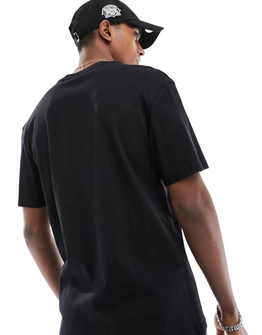 Jack & Jones - T-shirt nera con logo centrale, 2 di 4