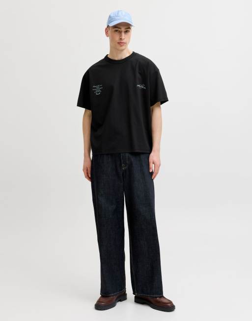 Jack & Jones - T-shirt nera, 2 di 5