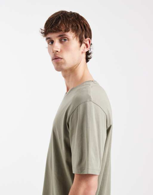 Jack & Jones – T-shirt o regularnym kroju w kolorze khaki, 4 z 5