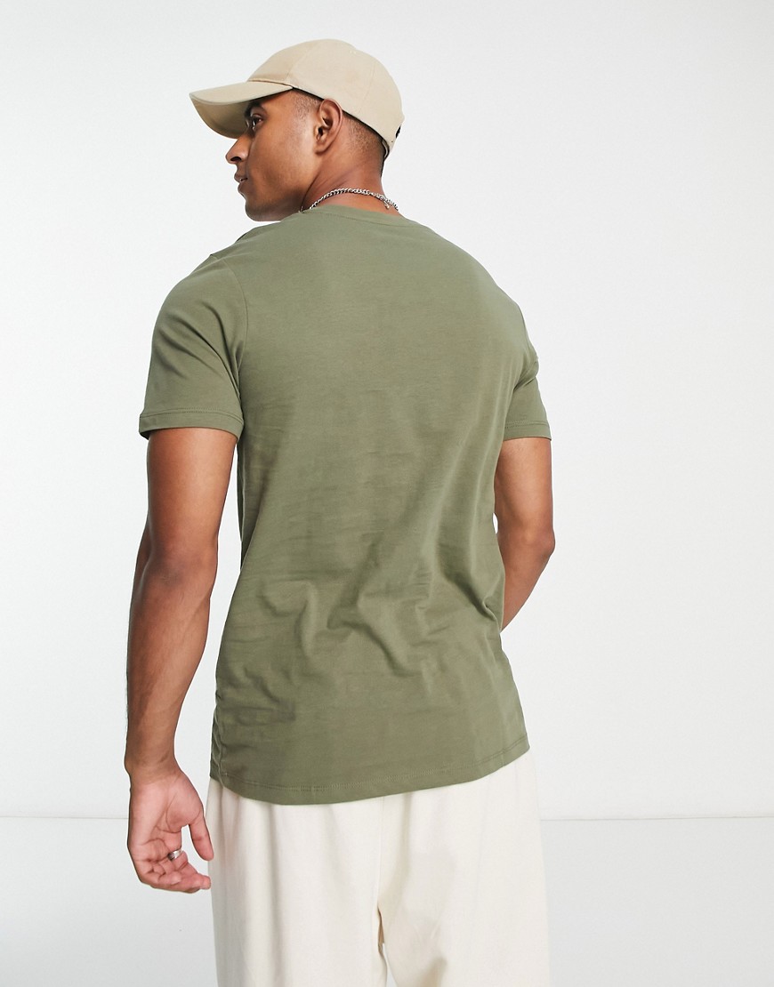 T-shirt oliva polvere con logo-Verde - Jack&Jones T-shirt donna  - immagine2