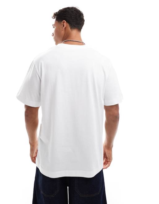 Jack & Jones - T-shirt oversize avec broderie Originals - Blanc, 4 de 4