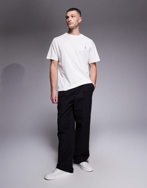 Jack & Jones - T-shirt oversize avec imprimé as de pique au dos - Crème, 5 de 5