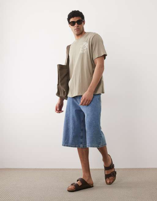 Jack & Jones - T-shirt oversize avec imprimé au dos - Beige, 2 de 5