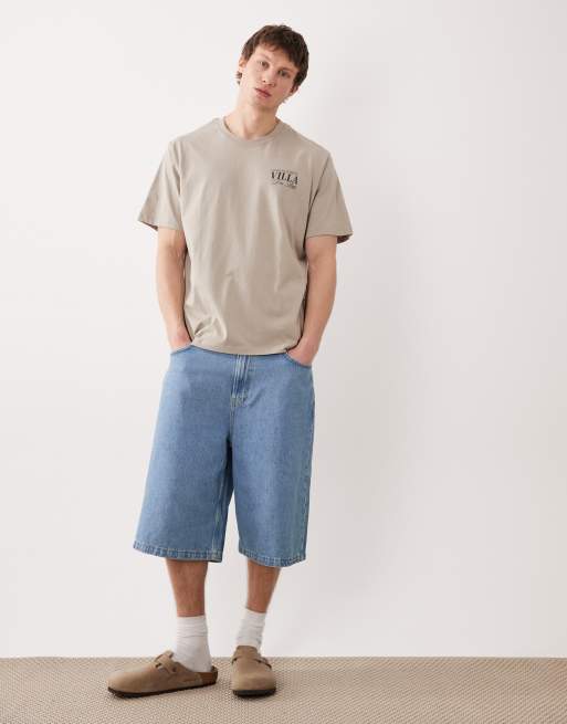 Jack & Jones - T-shirt oversize avec imprimé paysage au dos - Kaki, 3 de 5