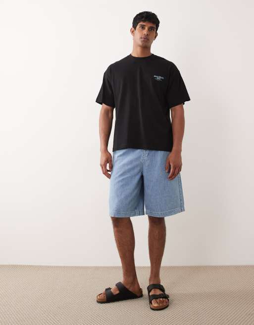 Jack & Jones - T-shirt oversize avec imprimé paysage au dos - Noir, 2 de 5