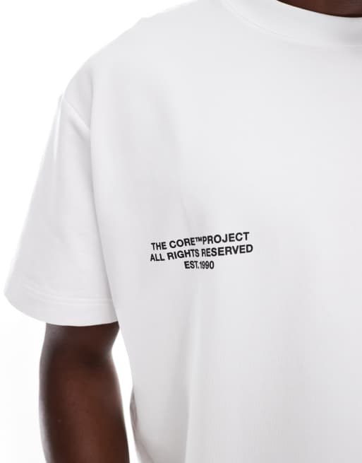 Jack & Jones - T-shirt oversize bianca con stampa “Global Agency” sul retro, 4 di 4