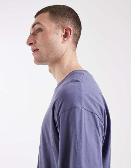 Jack & Jones - T-shirt oversize blu scuro con stampa del Brasile sul retro, 4 di 5
