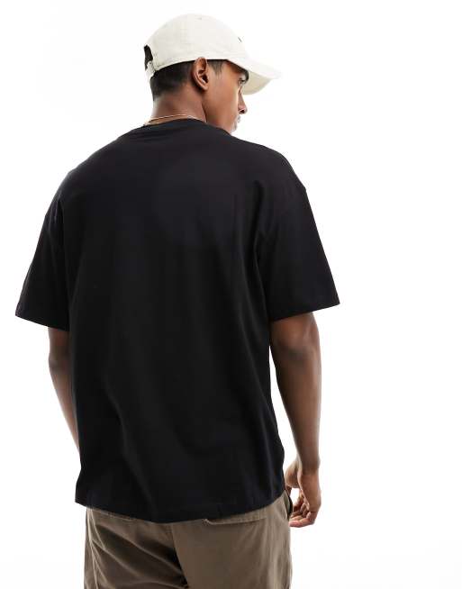 Jack & Jones - T-shirt oversize nera , 4 di 4
