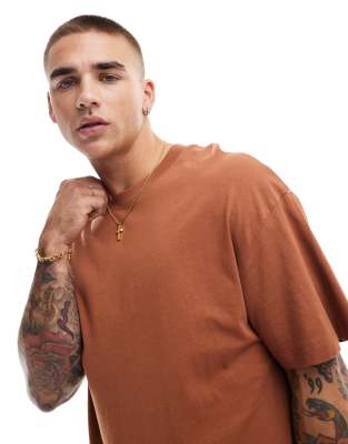 Jack & Jones - T-shirt oversize - Orange