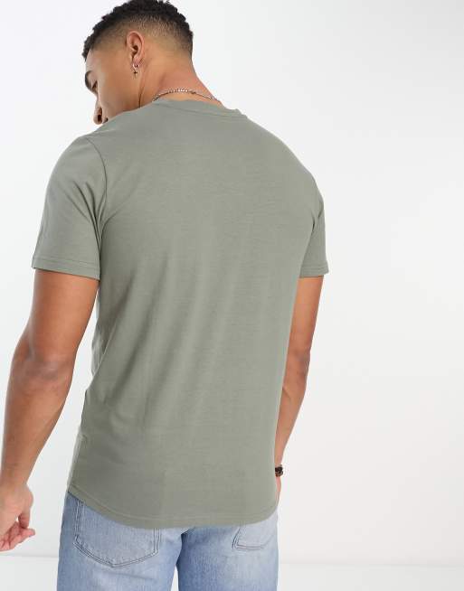 Jack & Jones - T-shirt oversize verde polvere, 2 di 4