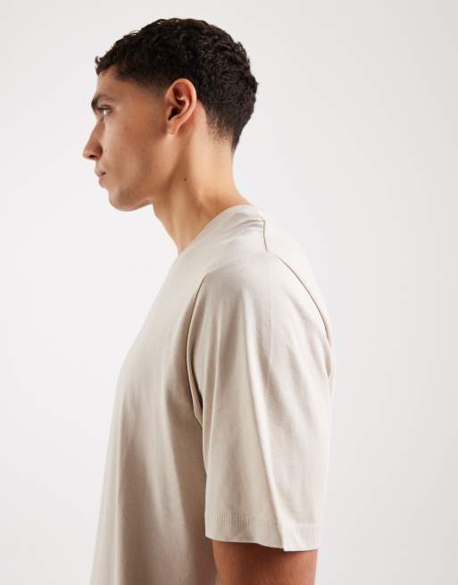 Jack & Jones - T-shirt regular fit color crema, 4 di 5