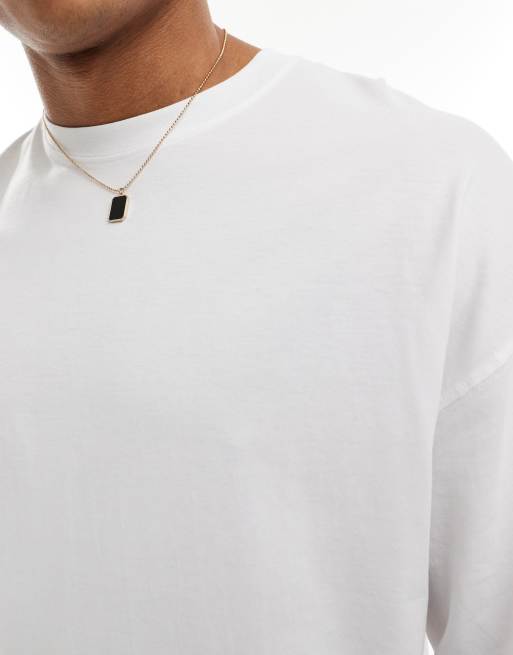 Jack & Jones - T-shirt super oversize bianca, 2 di 4
