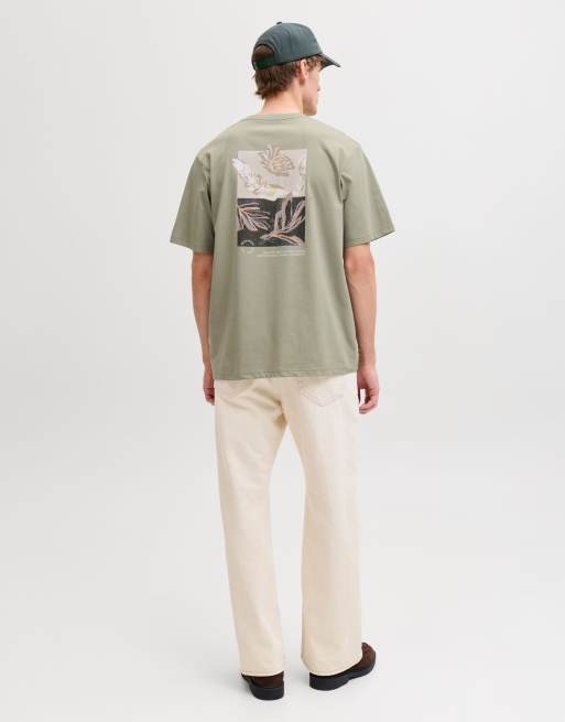 Jack & Jones – T-shirt w kolorze trawy morskiej, 2 z 7